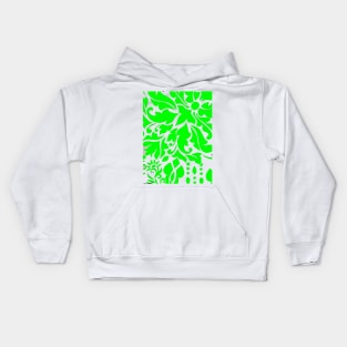 green leaves Kids Hoodie